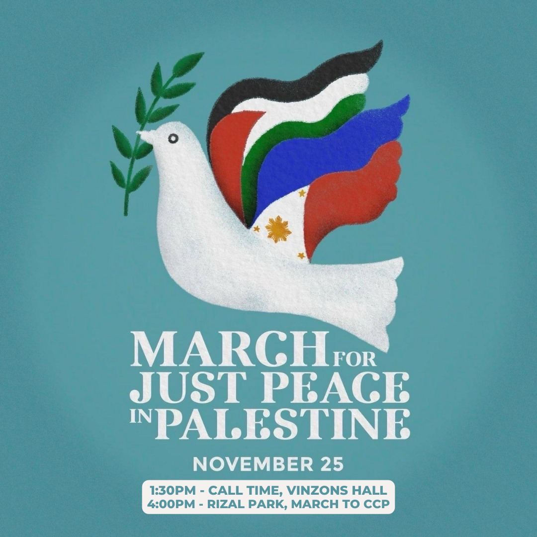 MARCH FOR JUST PEACE IN PALESTINE NOVEMBER 25